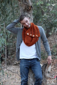 Mens Handmade Cowl