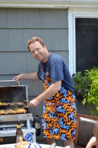 Flames and Dragon Apron - Pink Butterfly Aprons