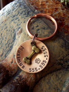 Hand Stamped Dog Collar - Fetch A Passion