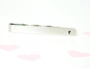 hand stamped tie clip