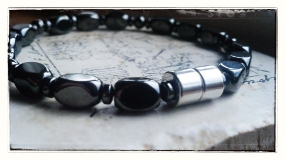 Handmade Men Bracelet - Magnet Therapy