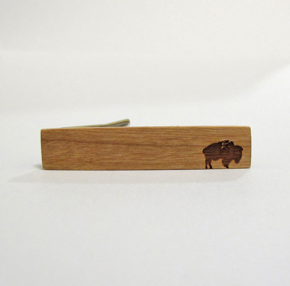 Wood Tie Clip