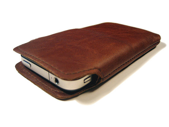 Iphone cowhide bag