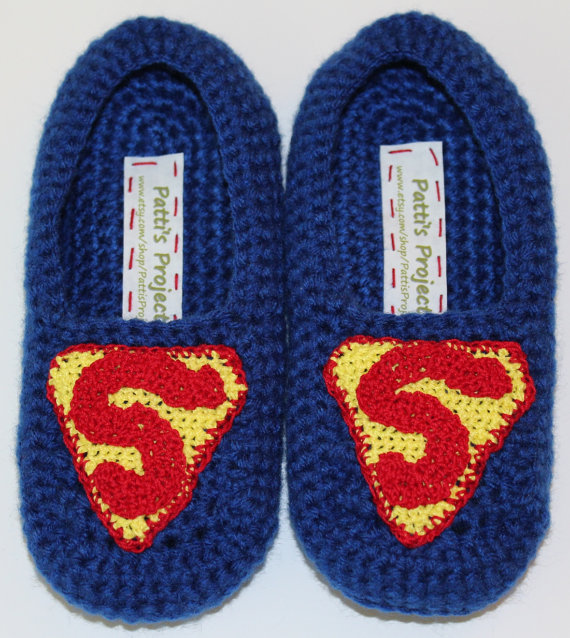 Superman Inspired Men's Slippers