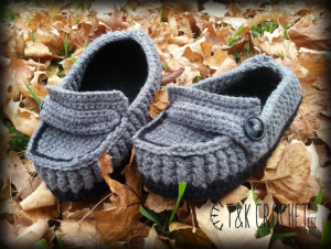 Men's Crochet Slippers - Crochet Loafers