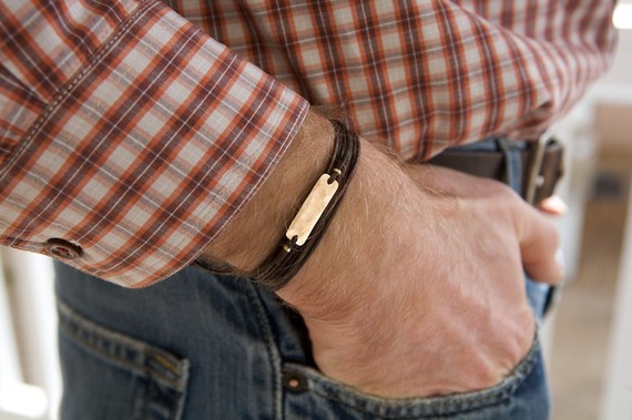 Men's Leather Bracelet Man's Bronze 