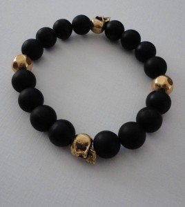 Skull Onyx Bracelet