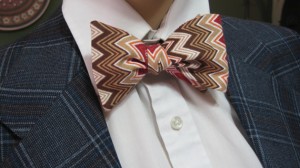 Zig Zag Handmade Bow Tie - Cloutseu