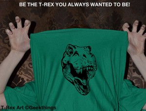 trex flip up t-shirt