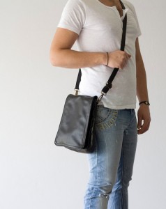 mens handmade leather bag