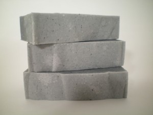 handmade men's soap - charcoal