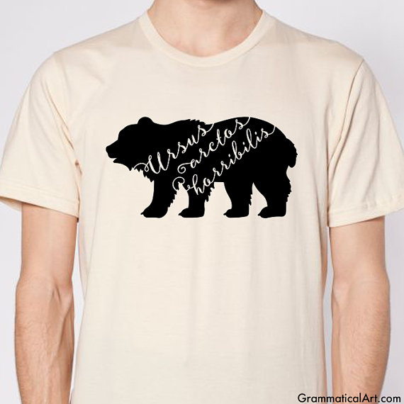 Grizzly Bear Shirt Grizzly Bear T Shirt Typography T Shirt