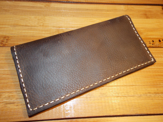 Leather Checkbook Cover 